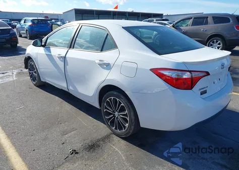 2015 Toyota Corolla S Plus из США, поврежденный, VIN 2T1BURHE0FC256266